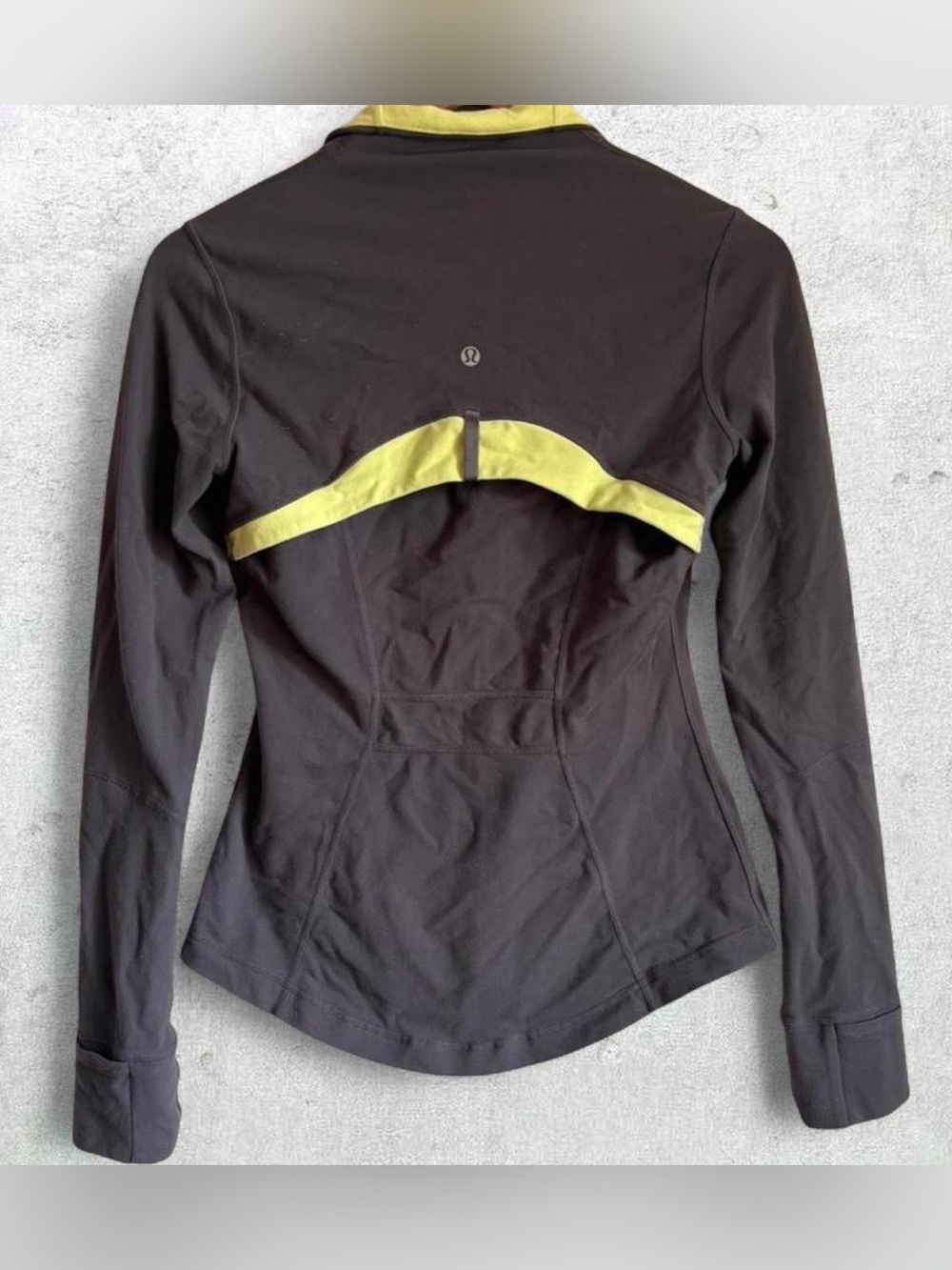 Y2K/Vintage Lululemon yellow&grey define jacket